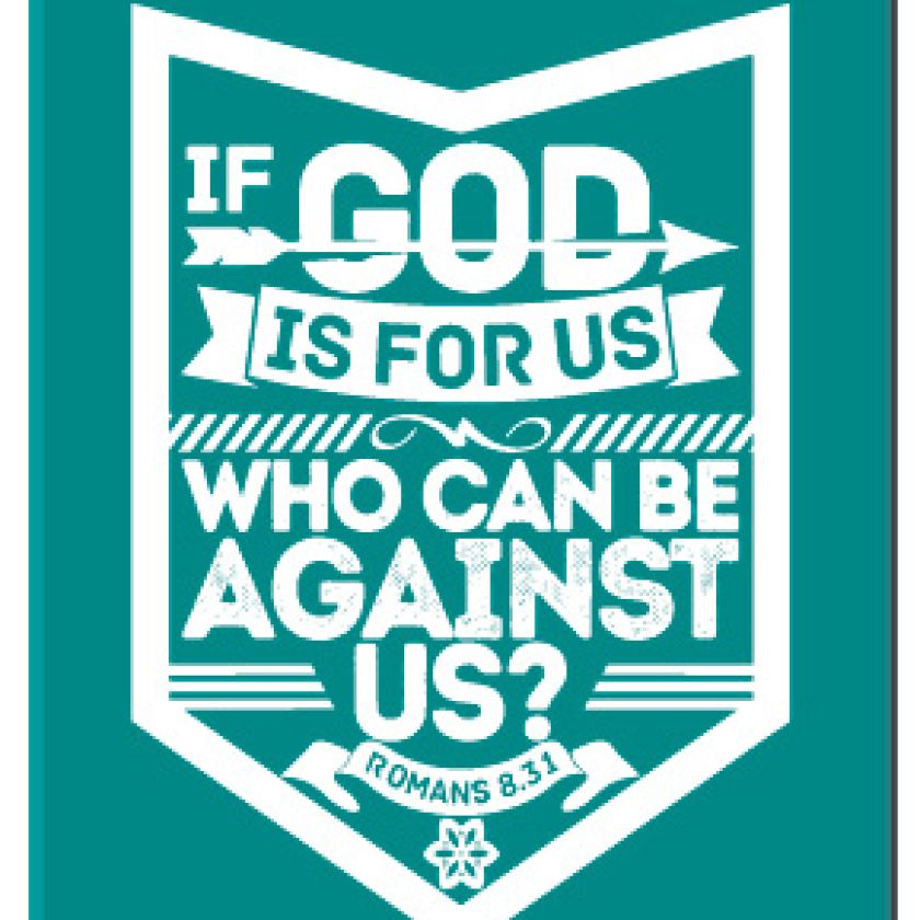 Kadobord if God is for us - MA23317 -  Cadeauborden A4 bij MajesticAlly