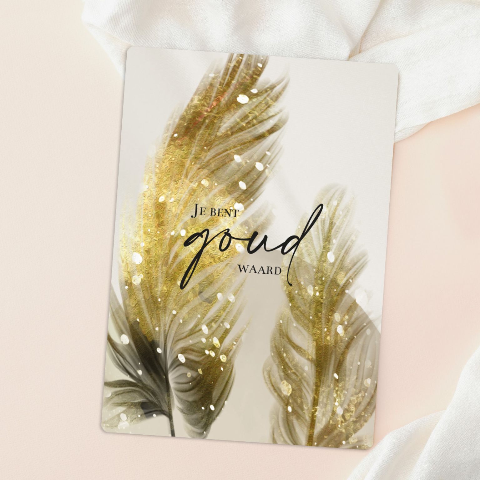 MA55107 Cadeaubord 'Je bent goud waard'