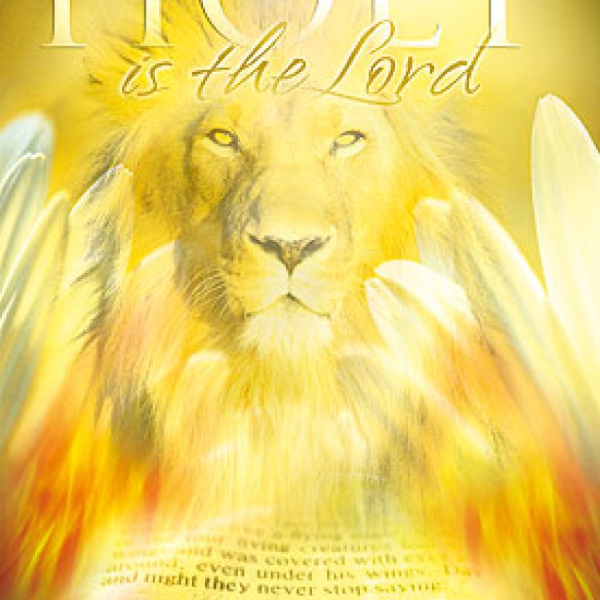Poster 50x70  'Holy is the Lord' - MA11337 -  Posters XL  bij MajesticAlly