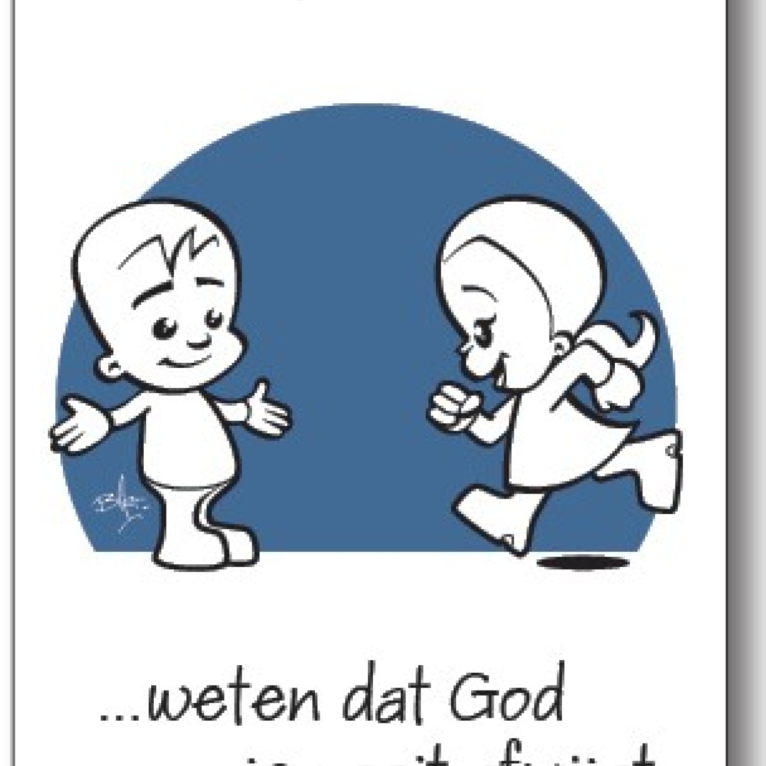 10x kaart 'Geloven is weten dat God je nooit afwijst' - 44524 -  Geloven is bij MajesticAlly