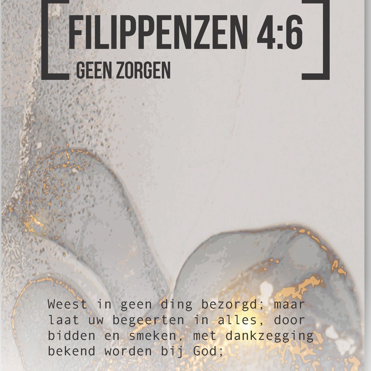 Bijbeltekstkaart 'Filippenzen 4:6' SV - MA42107 -  Interieurkaarten bij MajesticAlly