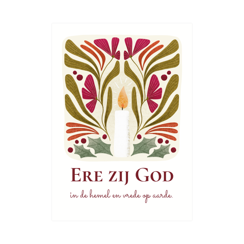 MA41321 Ere zij God Kaars 2216f613