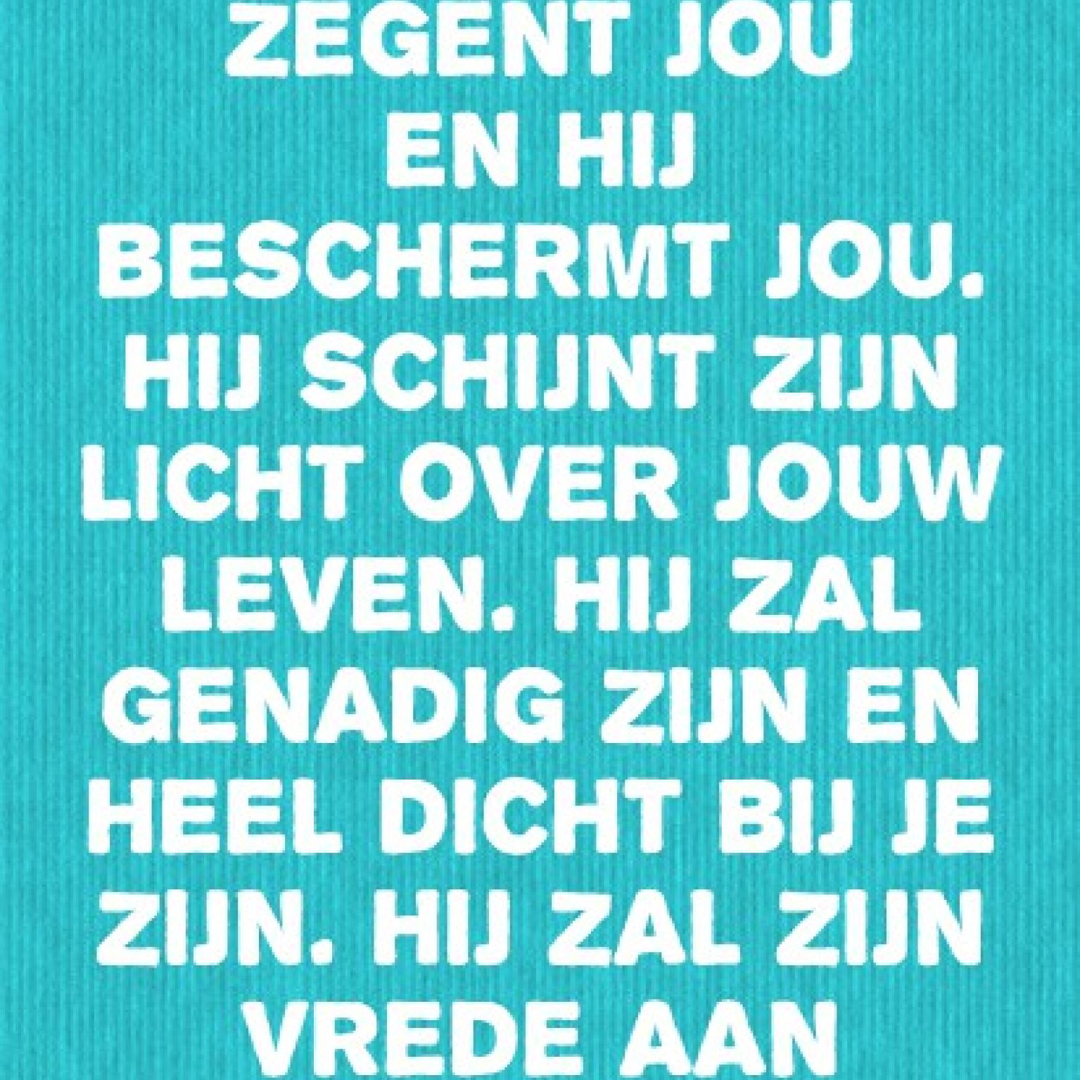 Viltbord 'De Here zegent jou' - MA17501 -  Viltborden bij MajesticAlly