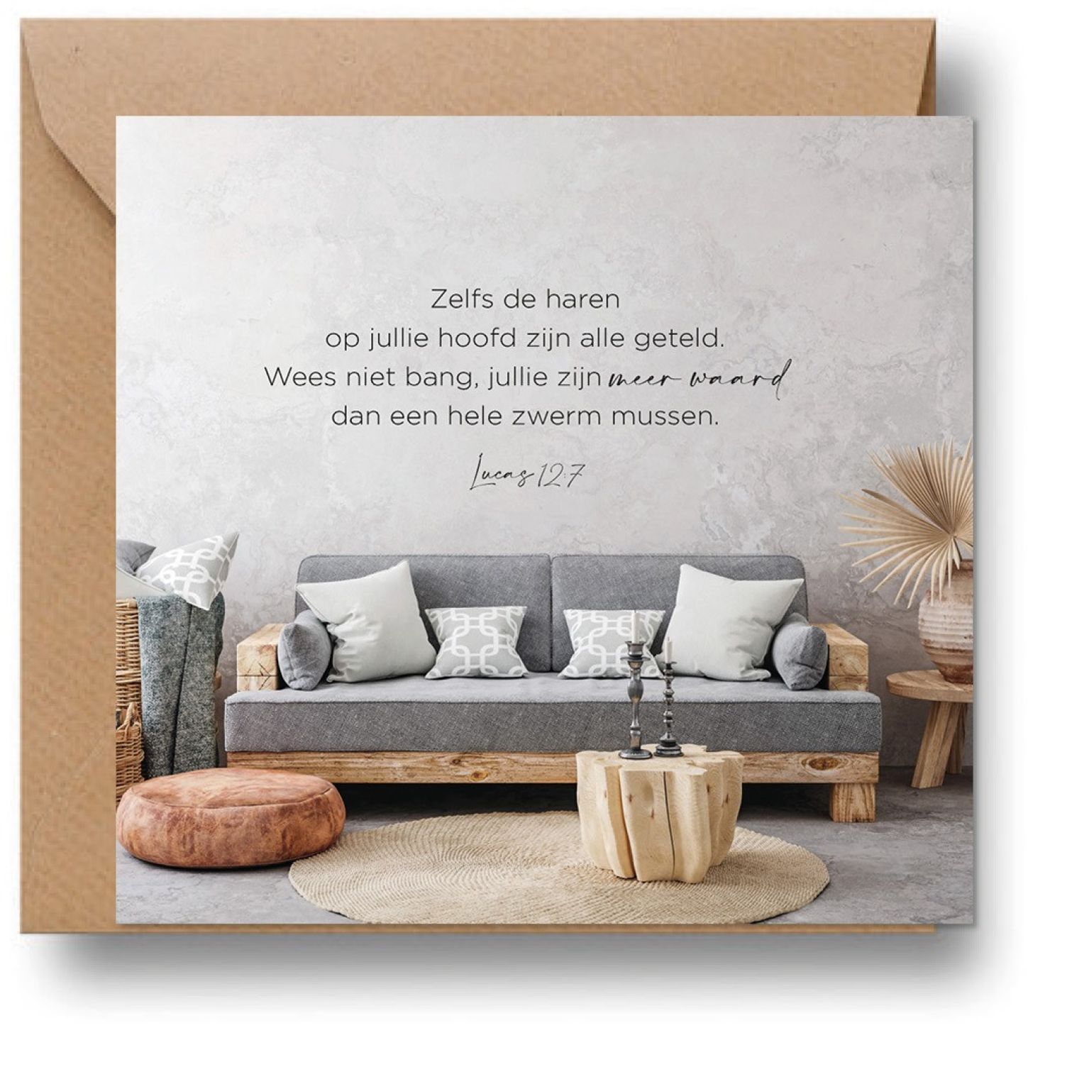 Interieurcadeau 'De haren op jullie hoofd zijn geteld' - MA39727 -  Cadeauborden bij MajesticAlly