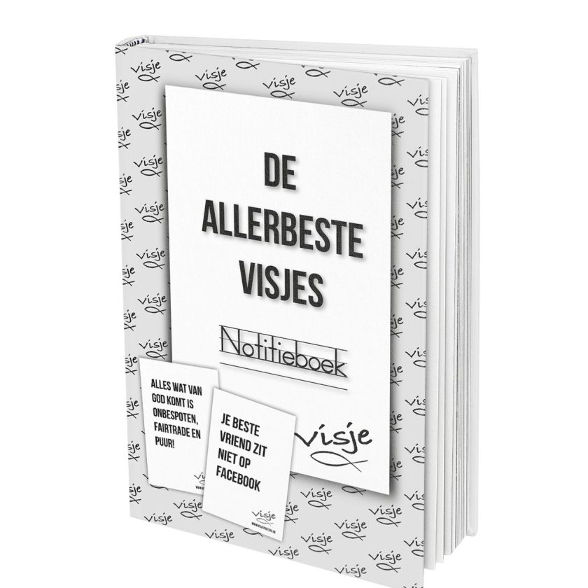 Notitieboek A5 de allerbeste visjes - MA20152 -  Notitieboeken bij MajesticAlly