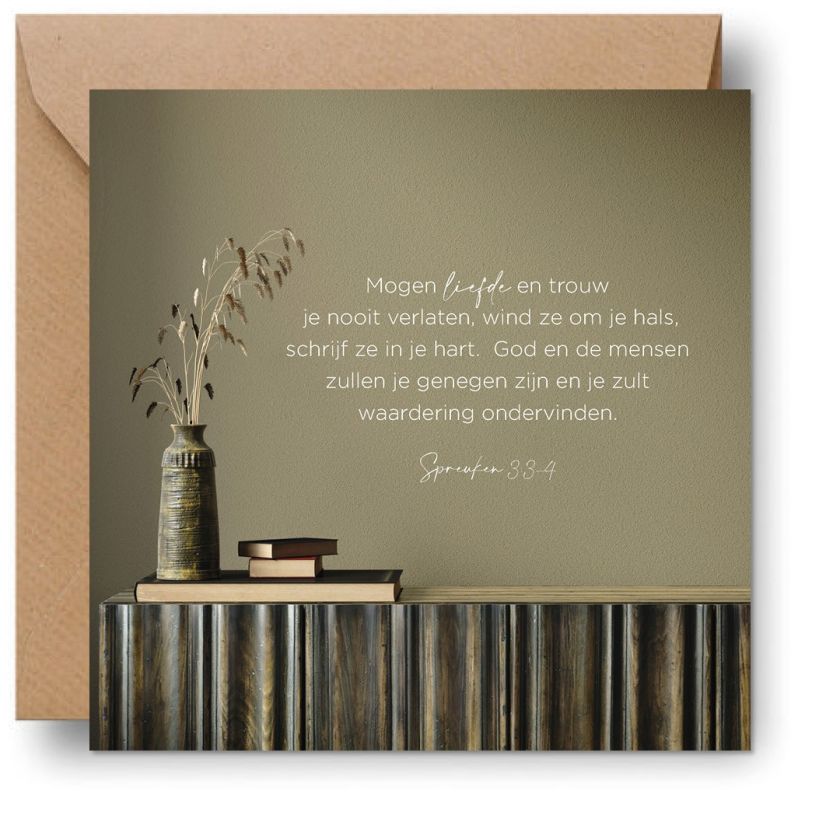 Interieurcadeau 'Mogen liefde en trouw' - MA39716 -  Cadeauborden bij MajesticAlly