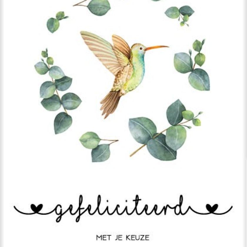 Kaart 'Gefeliciteerd met je keuze' - MA31052 -  Bloom bij MajesticAlly
