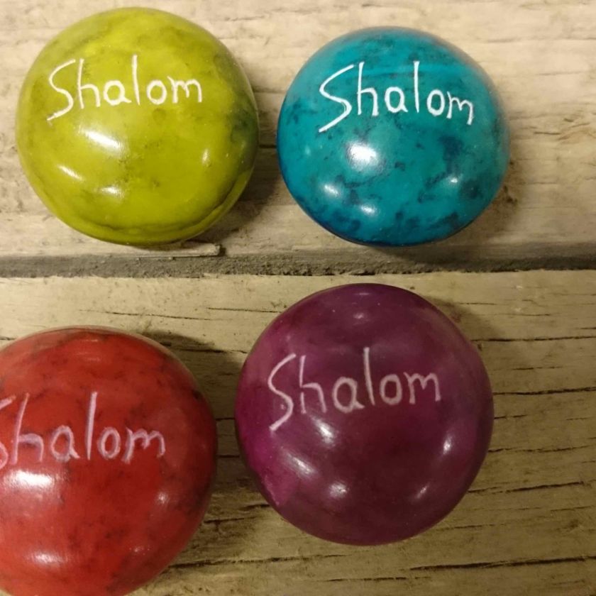 Shalom groen steen - 5500359570 -  Fairtrade bij MajesticAlly