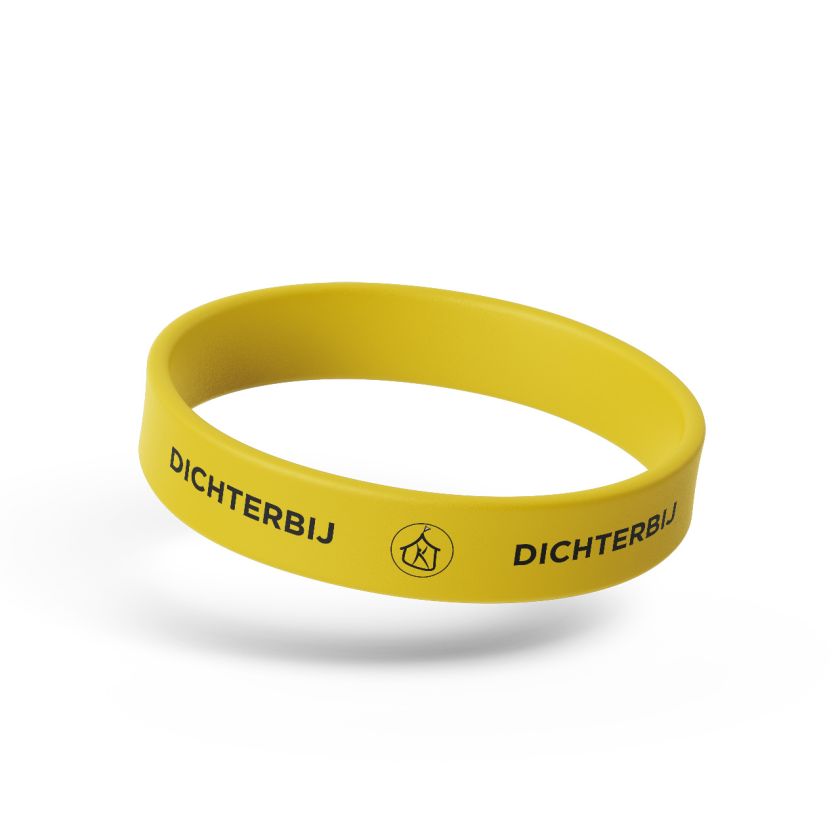 Siliconen kind bandje Geel Dichterbij 552b1221