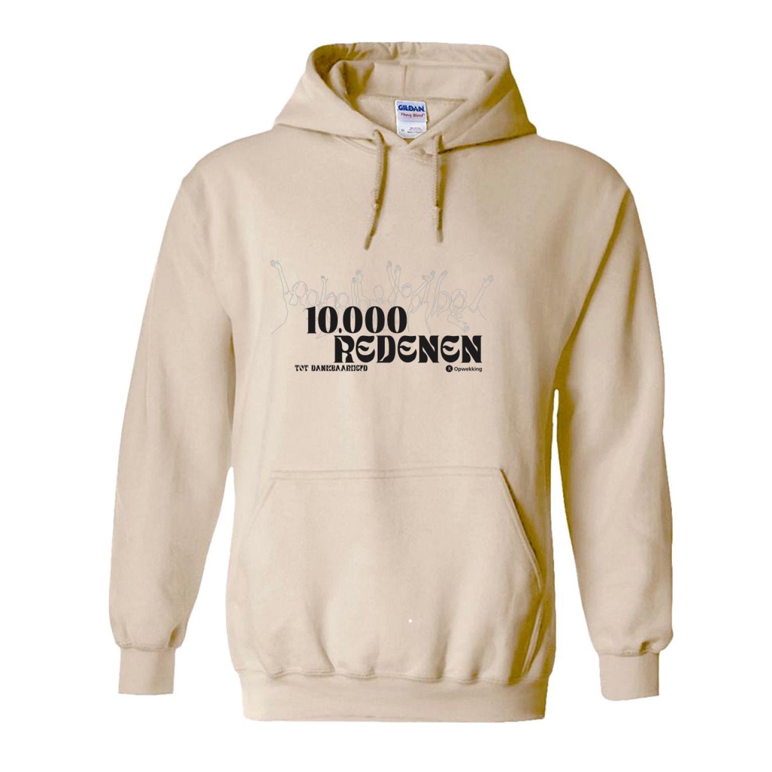 Hoodie 10.000 redenen Beige