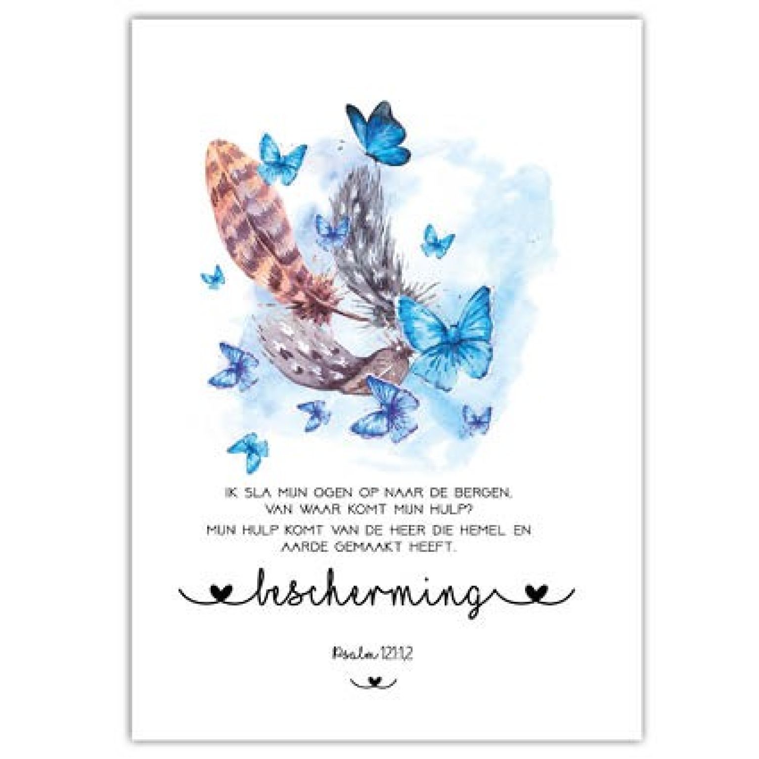 Poster A4 'Bescherming' - MA33011 -  Posters A4 bij MajesticAlly