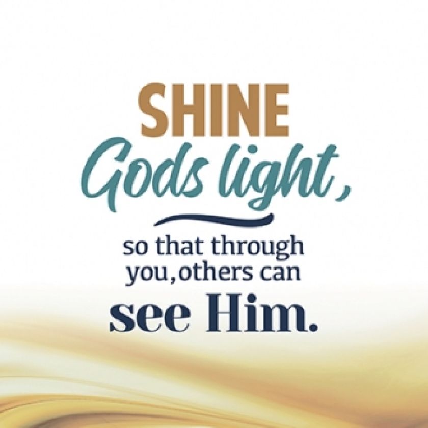 Kerstkaart 'Shine Gods light' - 454105 -  Kerst-Morgenster bij MajesticAlly