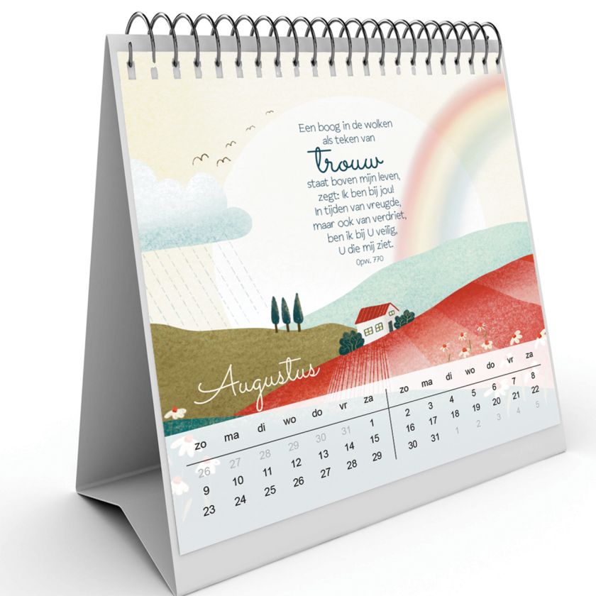 Bureaukalender Marjoleins Creations 2026 Augustus 5f7dda99