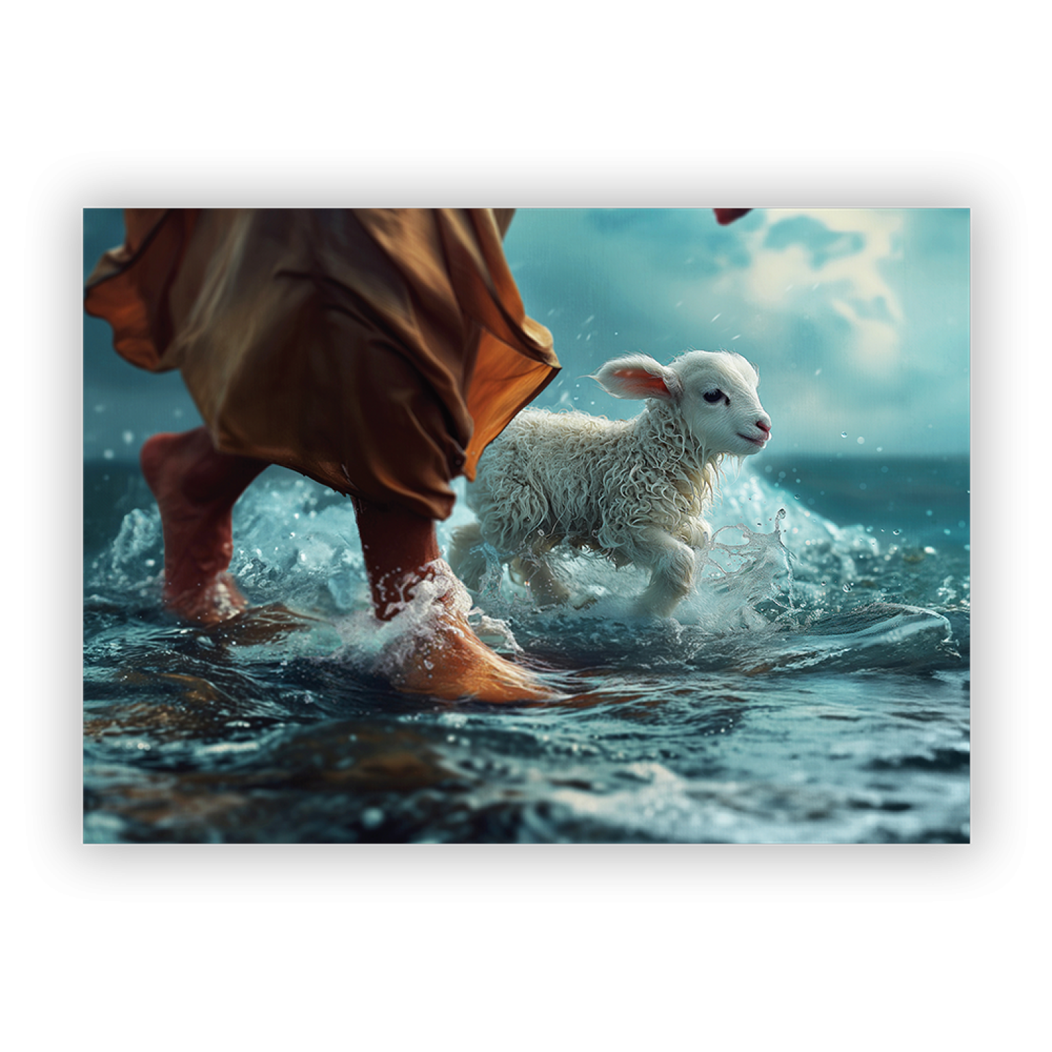 Plexiglas Naast je lopen LR 627e5a0e