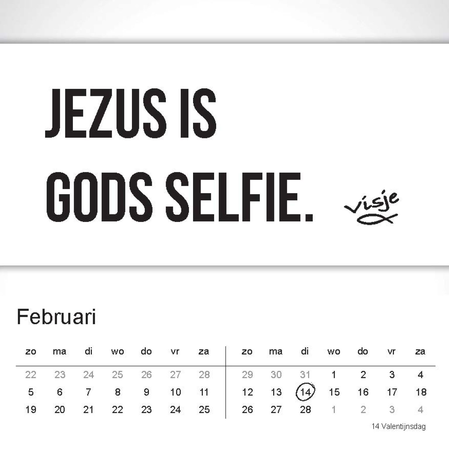 Burokalender visje 2017 - MA22001 -  Kalenders & agenda's bij MajesticAlly