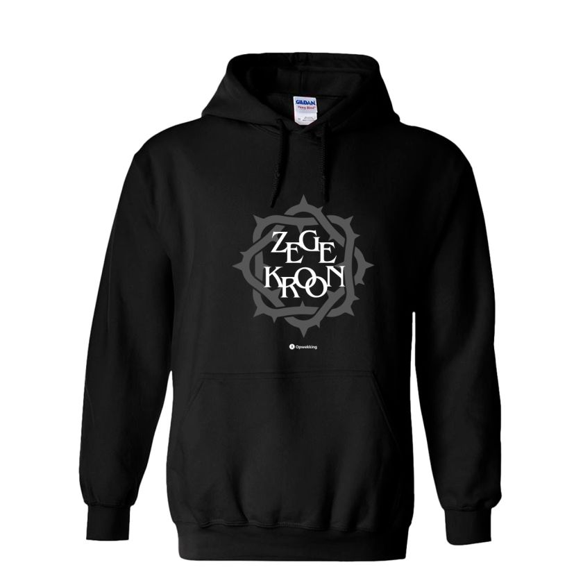 Hoodie Zegekroon Zwart