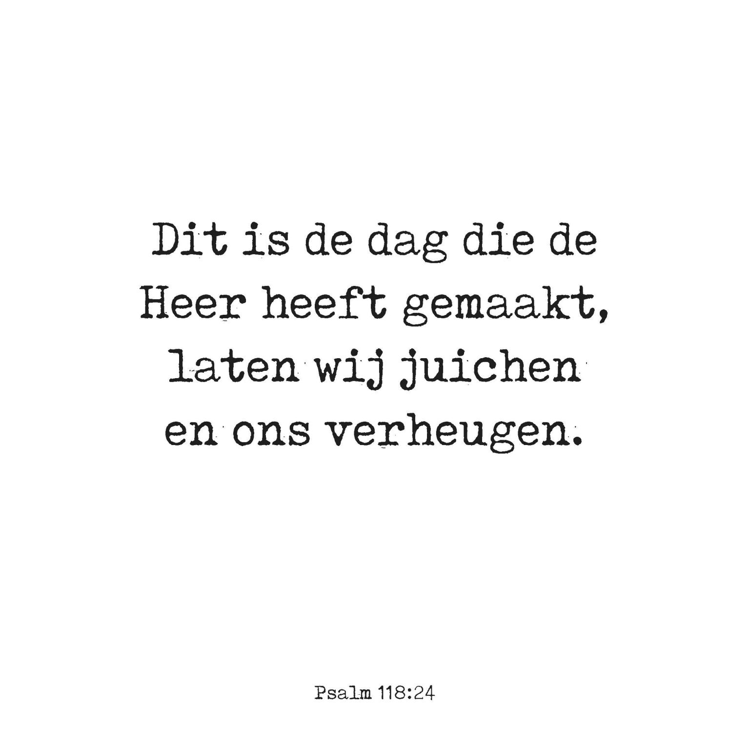 Collage Deco 'Psalm 118' - 14x14 cm - MA39130 -  Wanddeco bij MajesticAlly