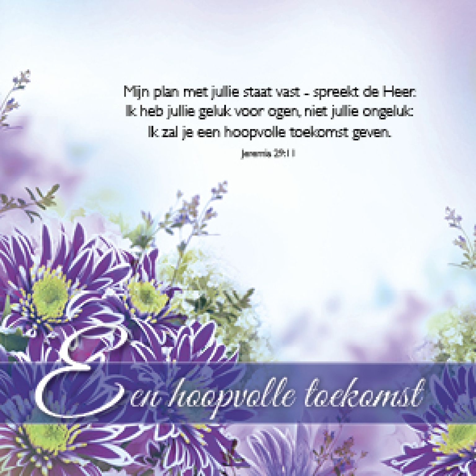 Kadokaartje een hoopvolle toekomst - MA46209 -  Cadeaukaartjes bij MajesticAlly