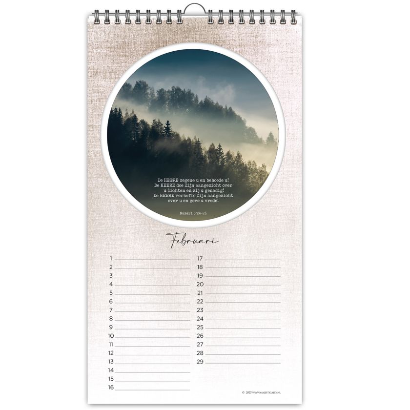 3.Verjaardagskalender Nature Februari 749a7c5e