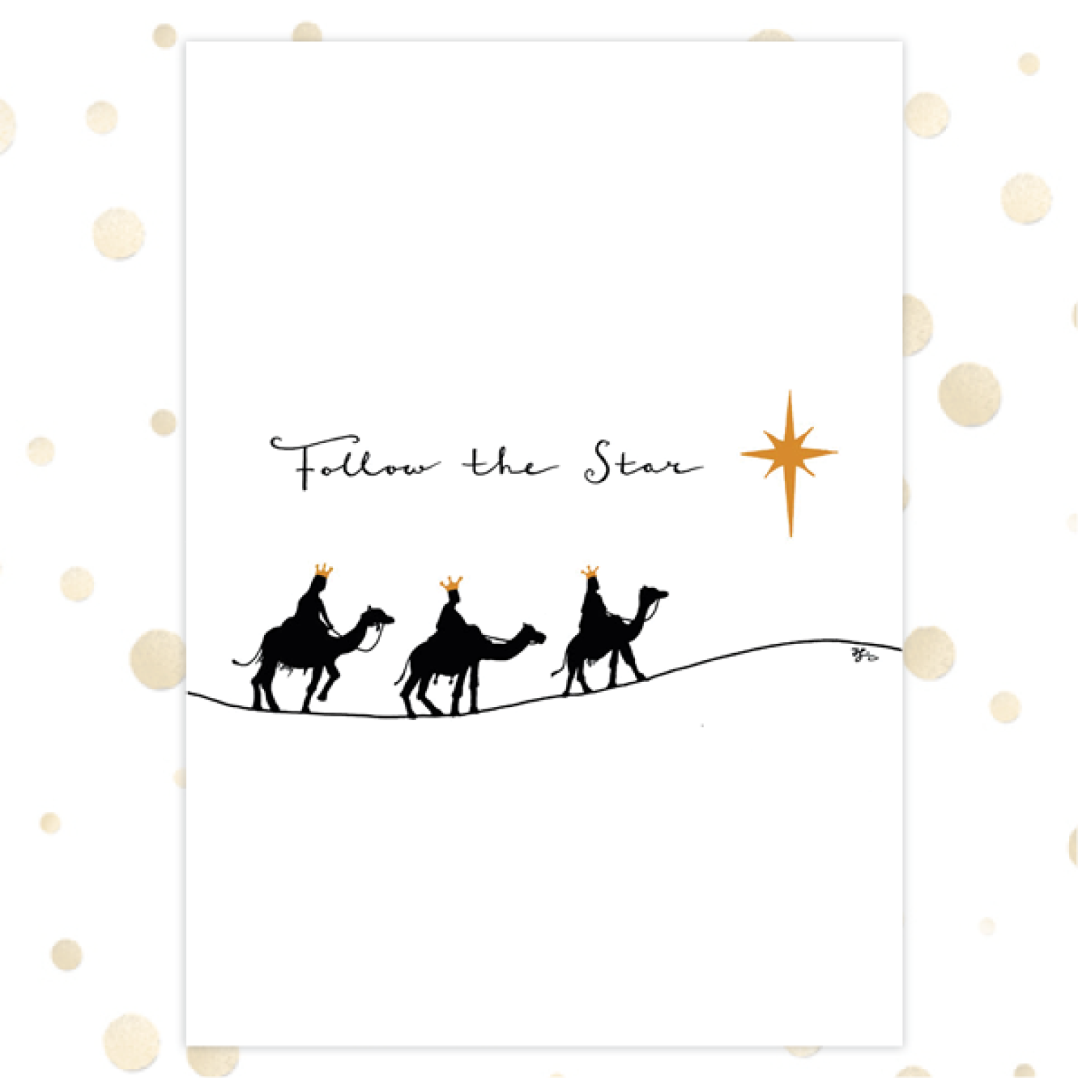 Voordeelpakje kerstkaarten  'Golden Blessings 1' - 6 stuks - MA36196 -  Voordeelpakjes kerst bij MajesticAlly