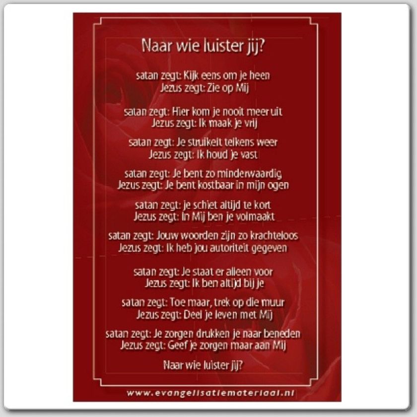 Minikaart 'Naar wie luister jij?'