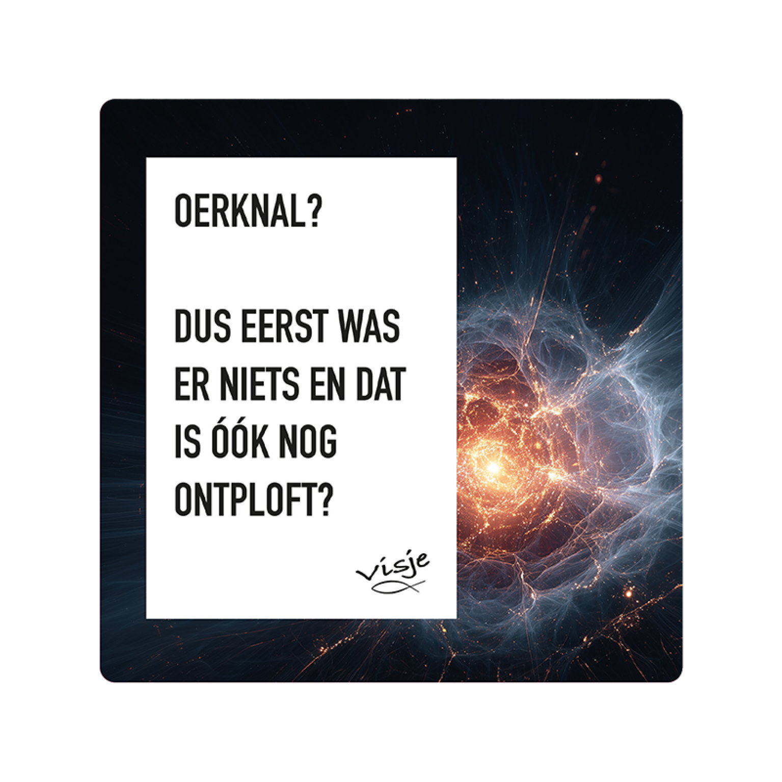 V16024 Visje Cadeaubordjes 15x15 Oerknal 7de77098