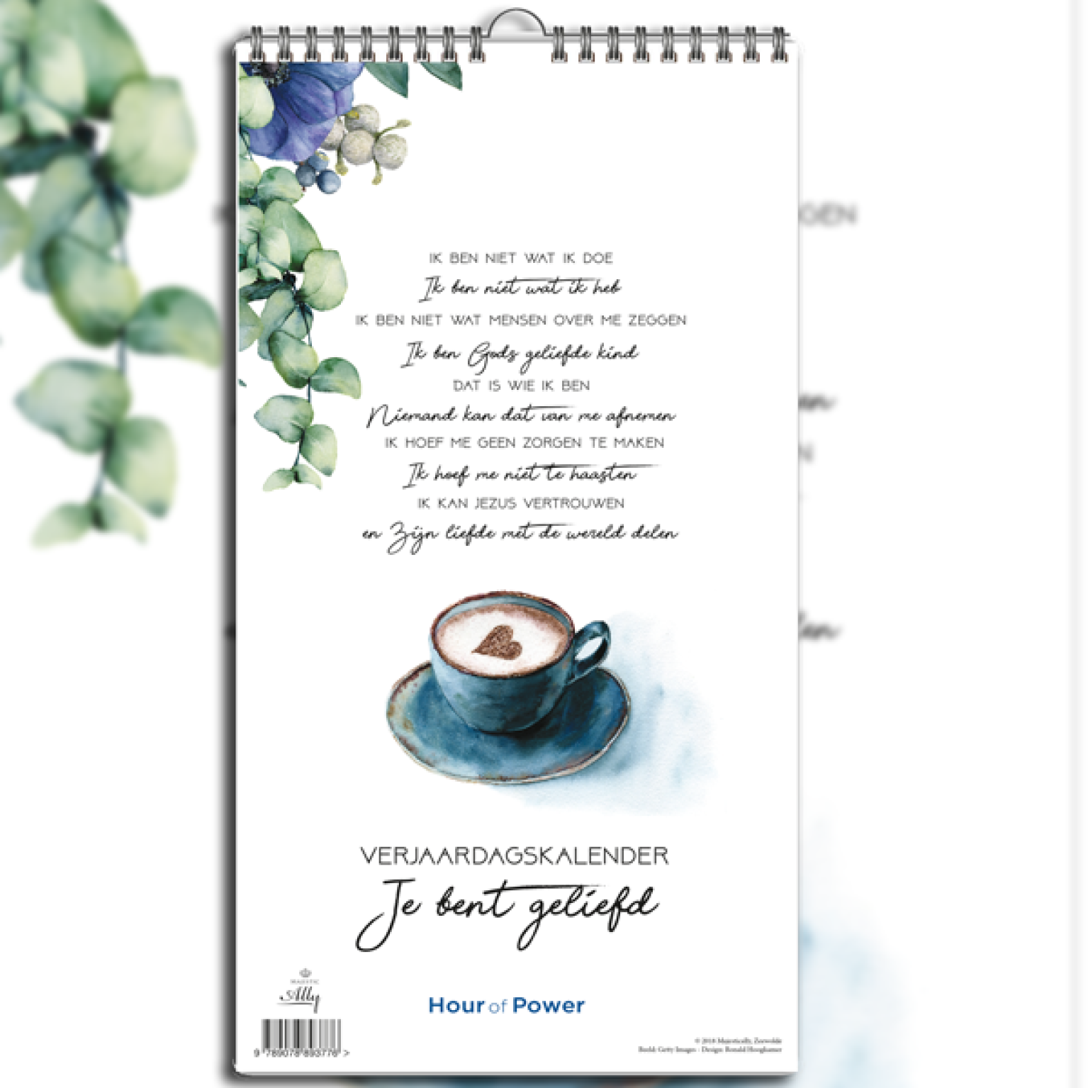 Verjaardagskalender Hour of Power - 9789078893776 -  Verjaardagskalenders bij MajesticAlly
