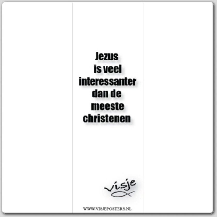 Boekenlegger visje Jezus is veel interes - 44875 -  Visje bij MajesticAlly
