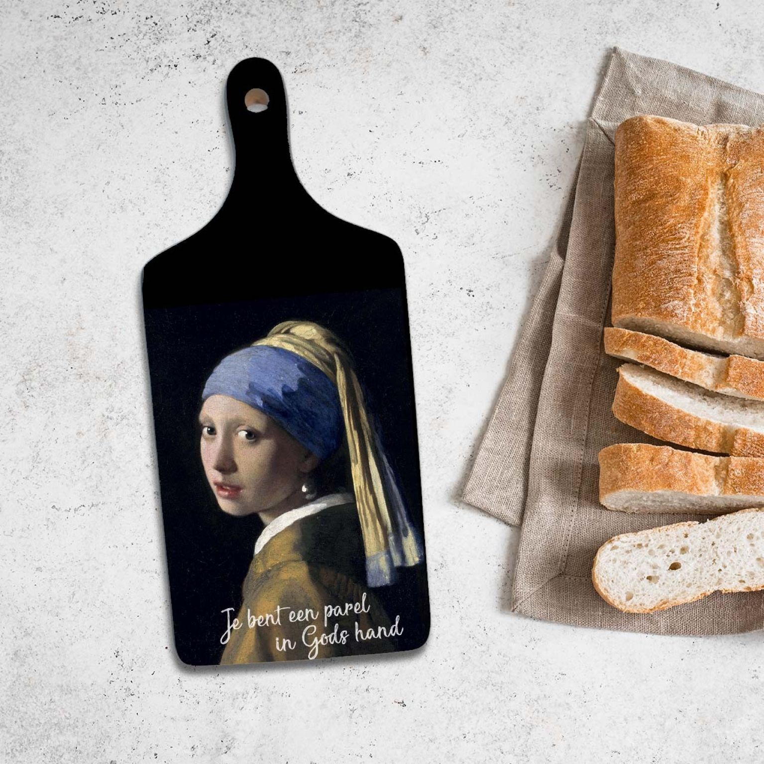 Broodplank 'Je bent een parel' - MA27402 -  Wood Deco  bij MajesticAlly