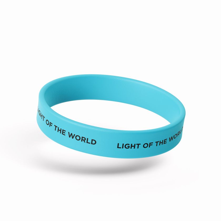 MA47523 Siliconen armbandje Glowinthedark 2025 Light of the world 95eb3eef