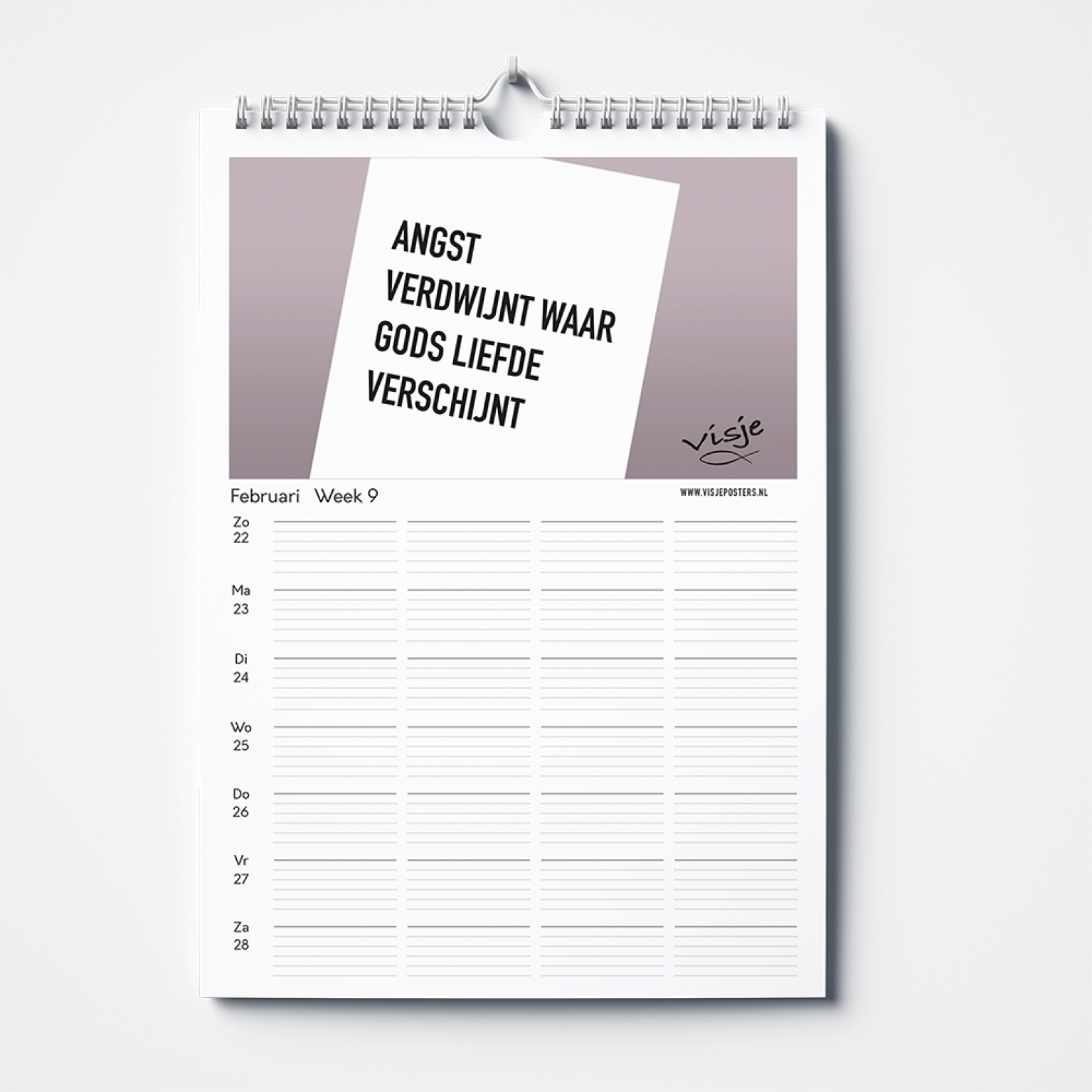 Weekplanner Visje 2026 Februari 9b7982f4