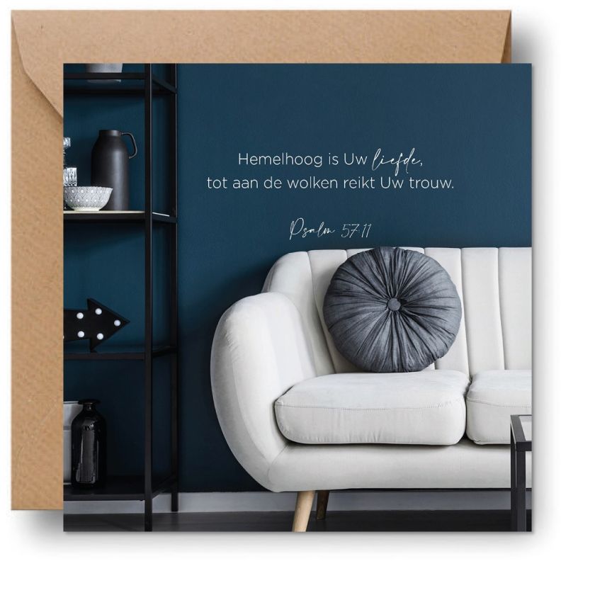 Interieurcadeau 'Hemelhoog is Uw liefde' - MA39735 -  Cadeauborden bij MajesticAlly