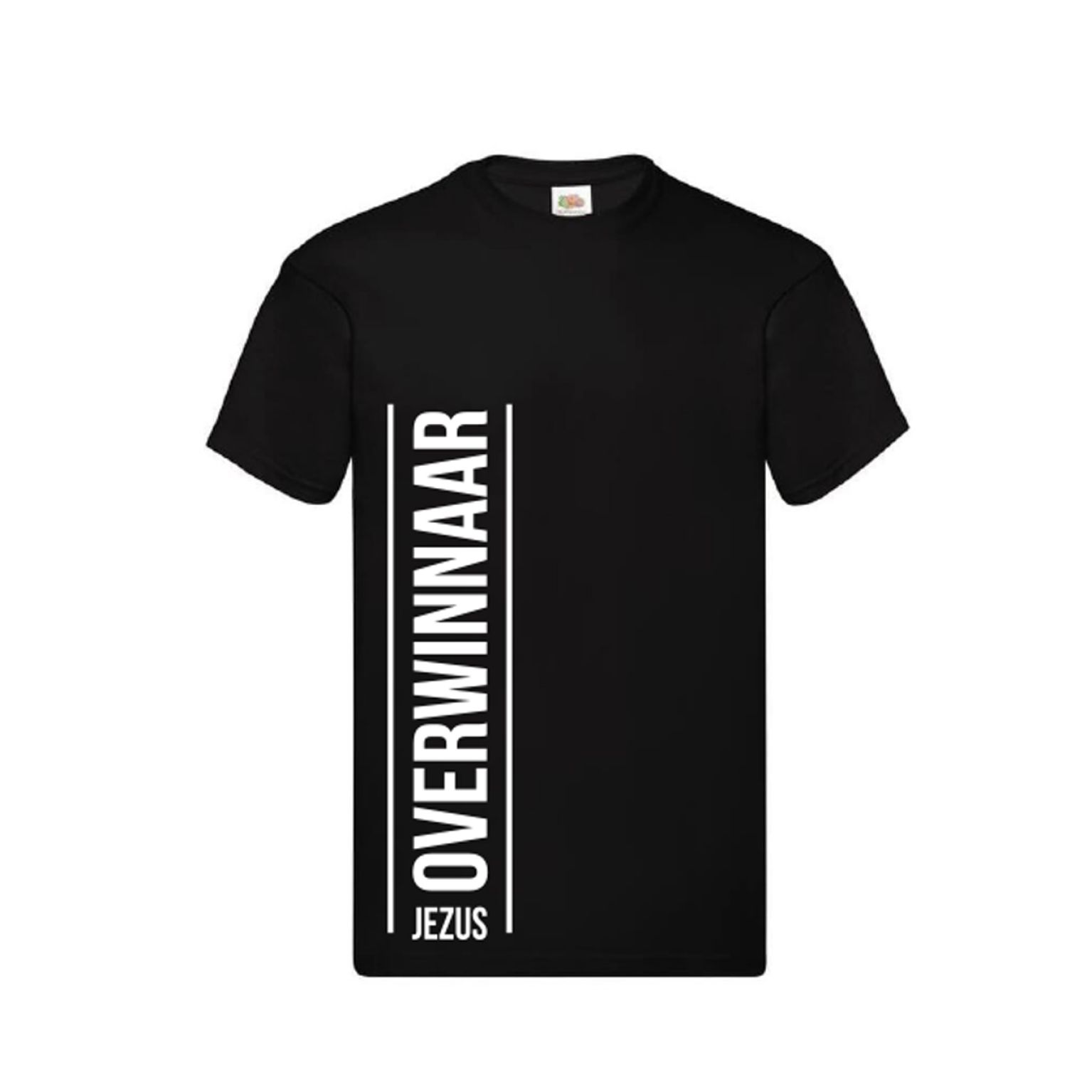 Zwart T-Shirt Jezus Overwinnaar