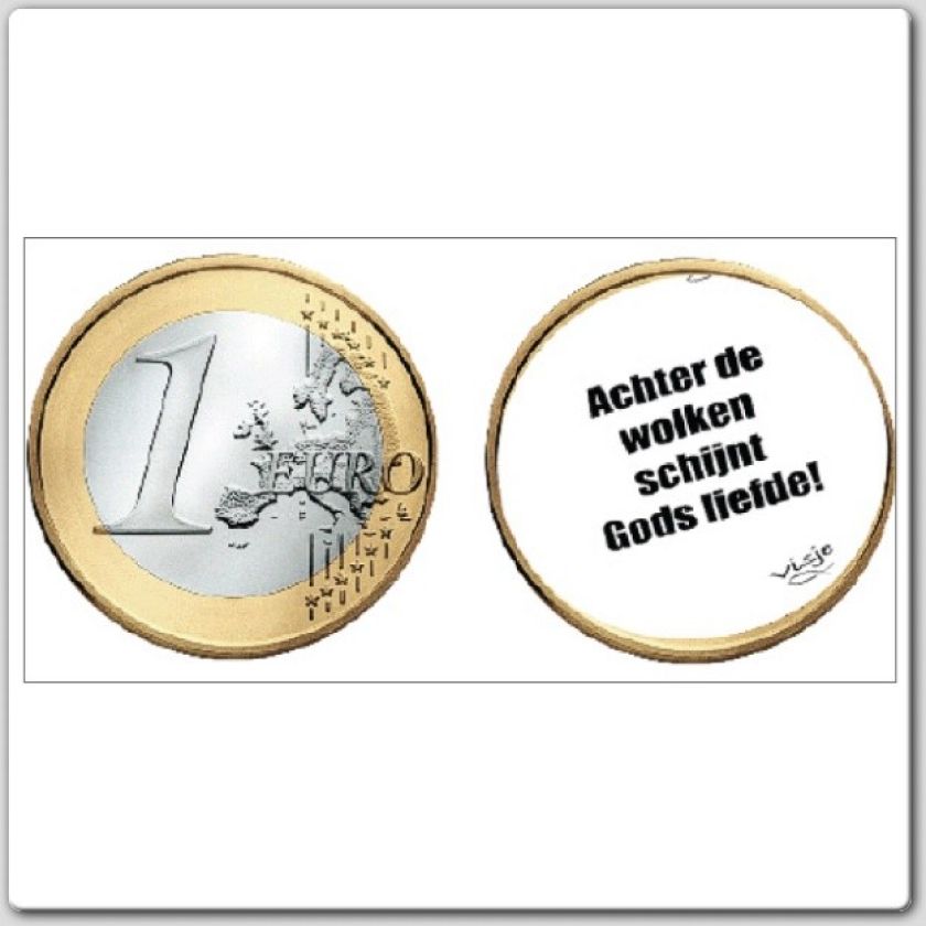Stickervel serie b euromunten - 44412 -  Sale bij MajesticAlly