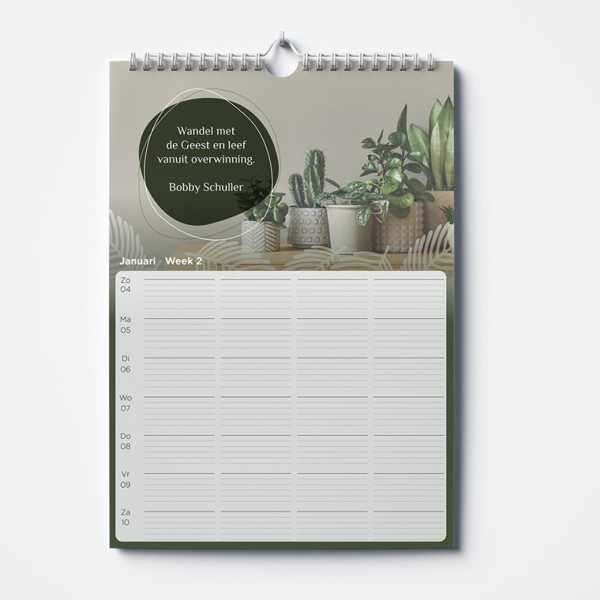 Weekplanner HourofPower 2026 Januari a2f93be6
