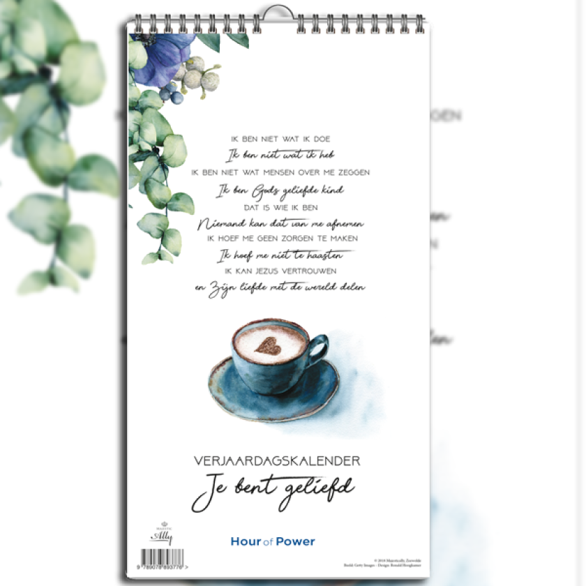 Verjaardagskalender Hour of Power - 9789078893776 -  Verjaardagskalenders bij MajesticAlly