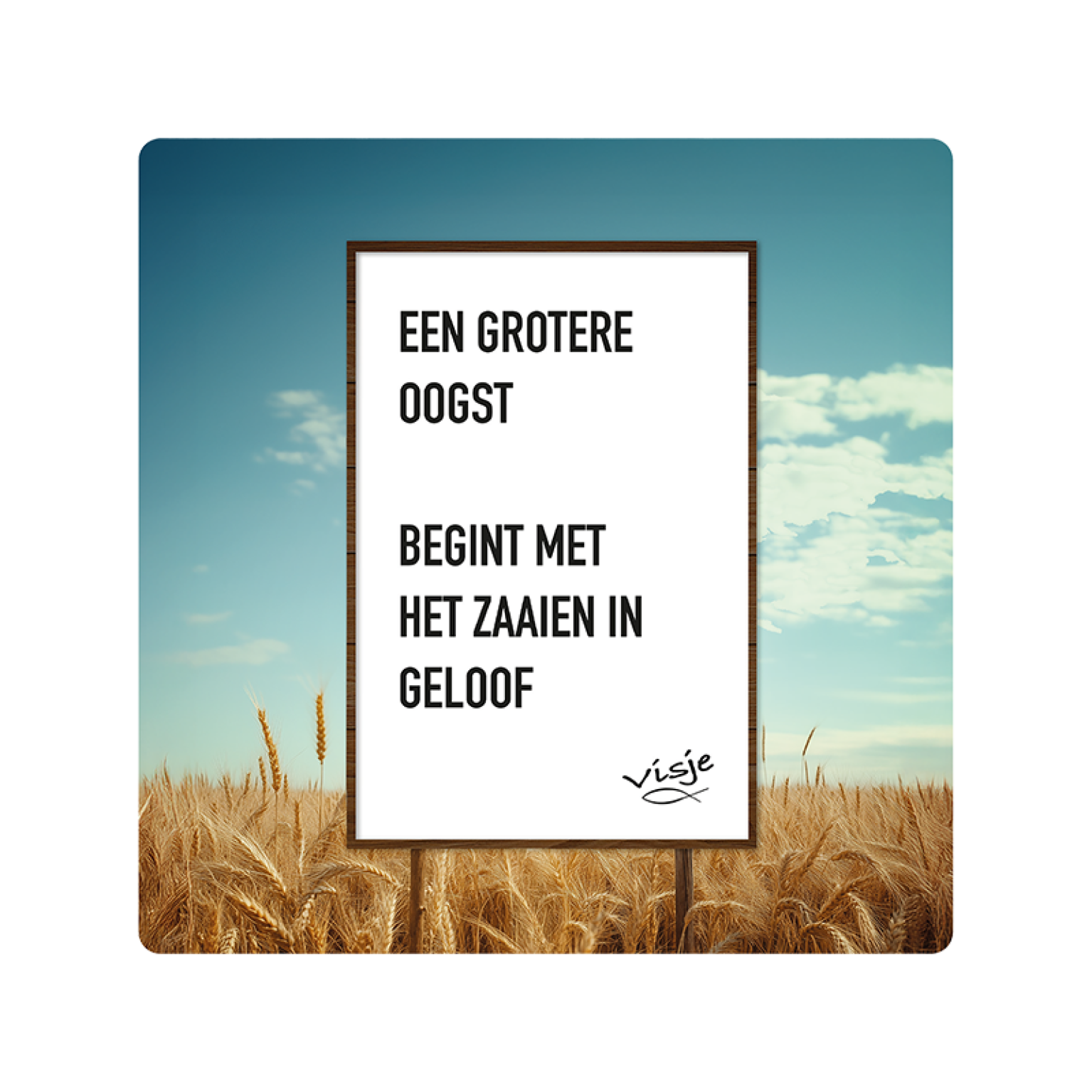 V16010 Visje Cadeaubordjes 15x15 Grotere Oogst a46edb3e