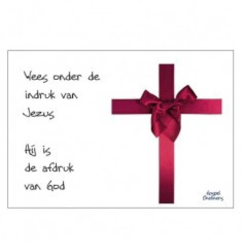 Voordeelpakje 1 'Gospeloneliner kerstkaarten' - 16 stuks - MA46350 -  Voordeelpakjes kerst bij MajesticAlly