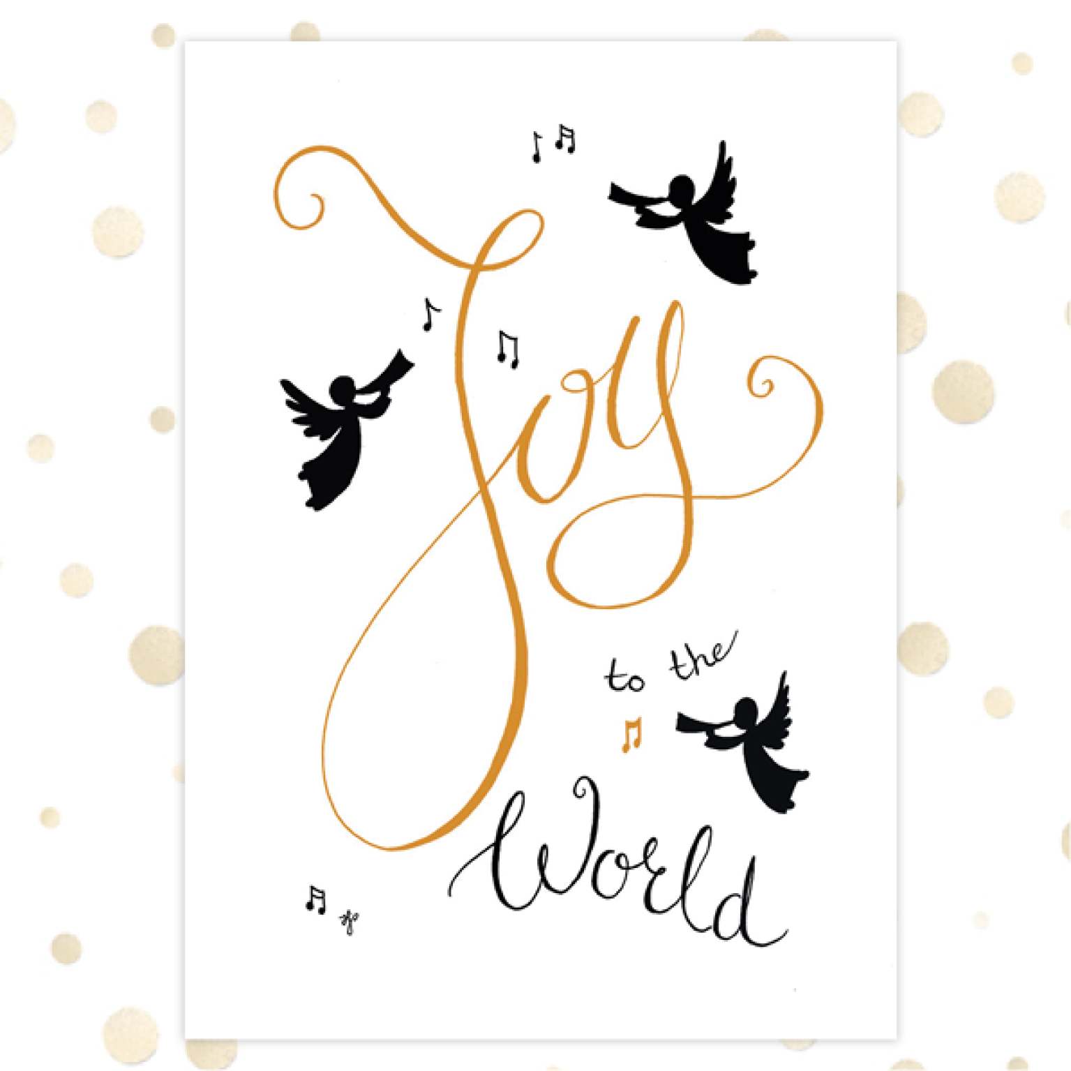 Voordeelpakje kerstkaarten  'Golden Blessings 2' - 6 stuks- pakket - MA36197 -  Voordeelpakjes kerst bij MajesticAlly