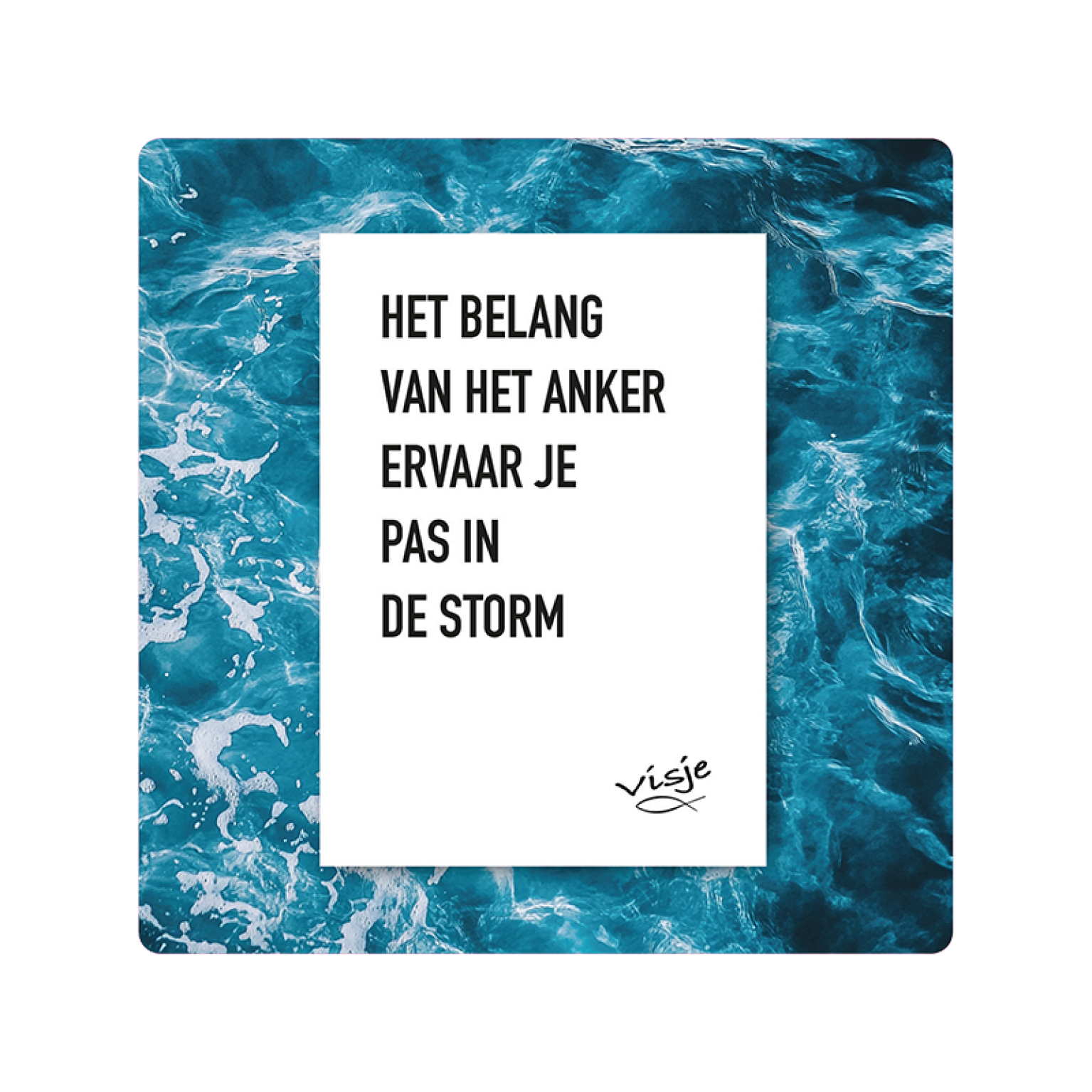 V16011 Visje Cadeaubordjes 15x15 Anker Storm aa8ae442