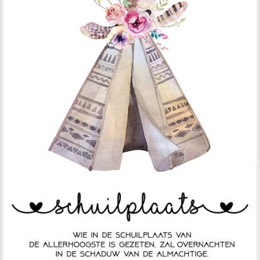 Kaart 'Schuilplaats' - MA31041 -  Bloom bij MajesticAlly