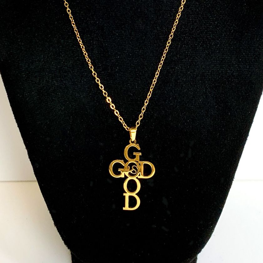 MA47005 - Ketting God is Good - Goud