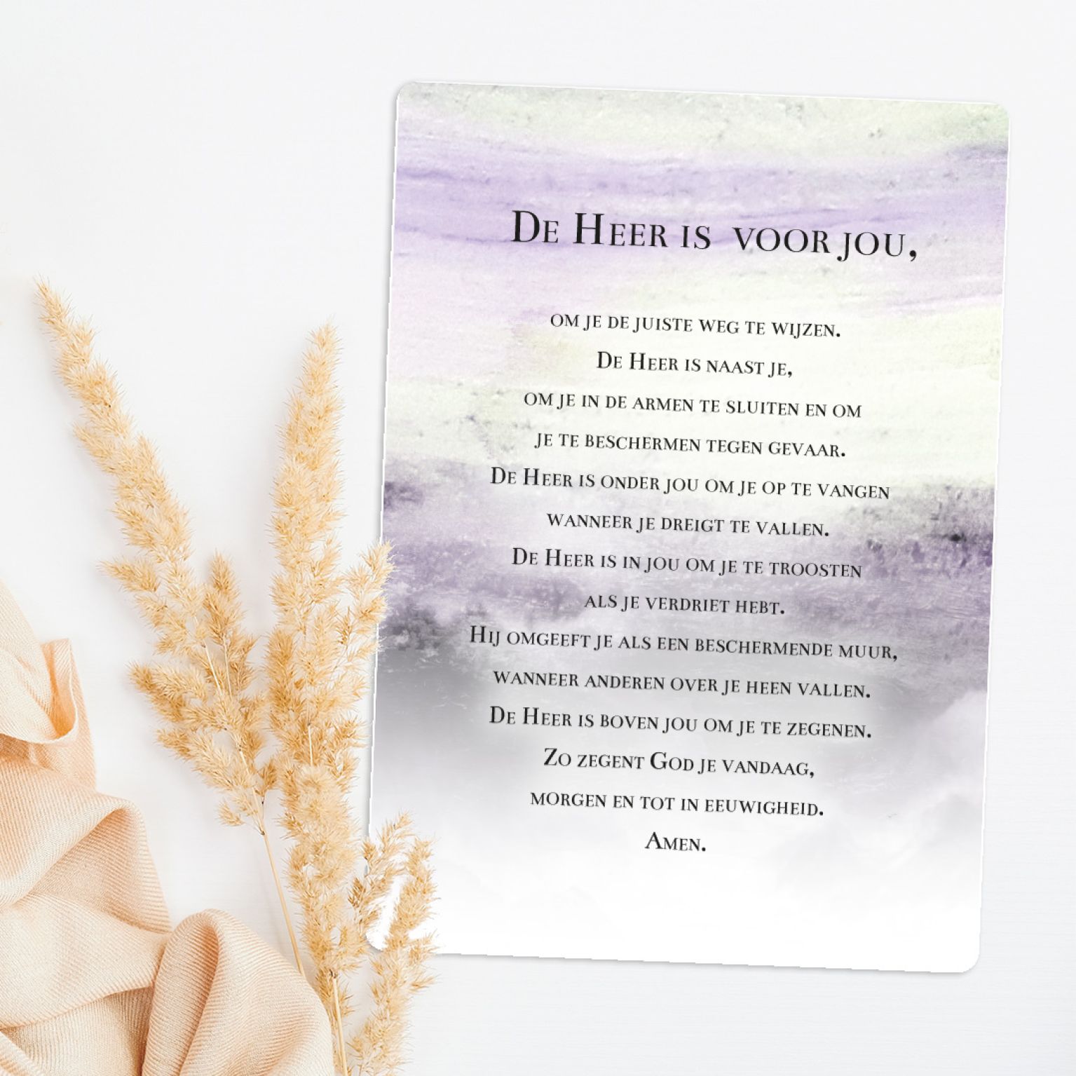 MA55102 Cadeaubord 'De Heer is voor jou'