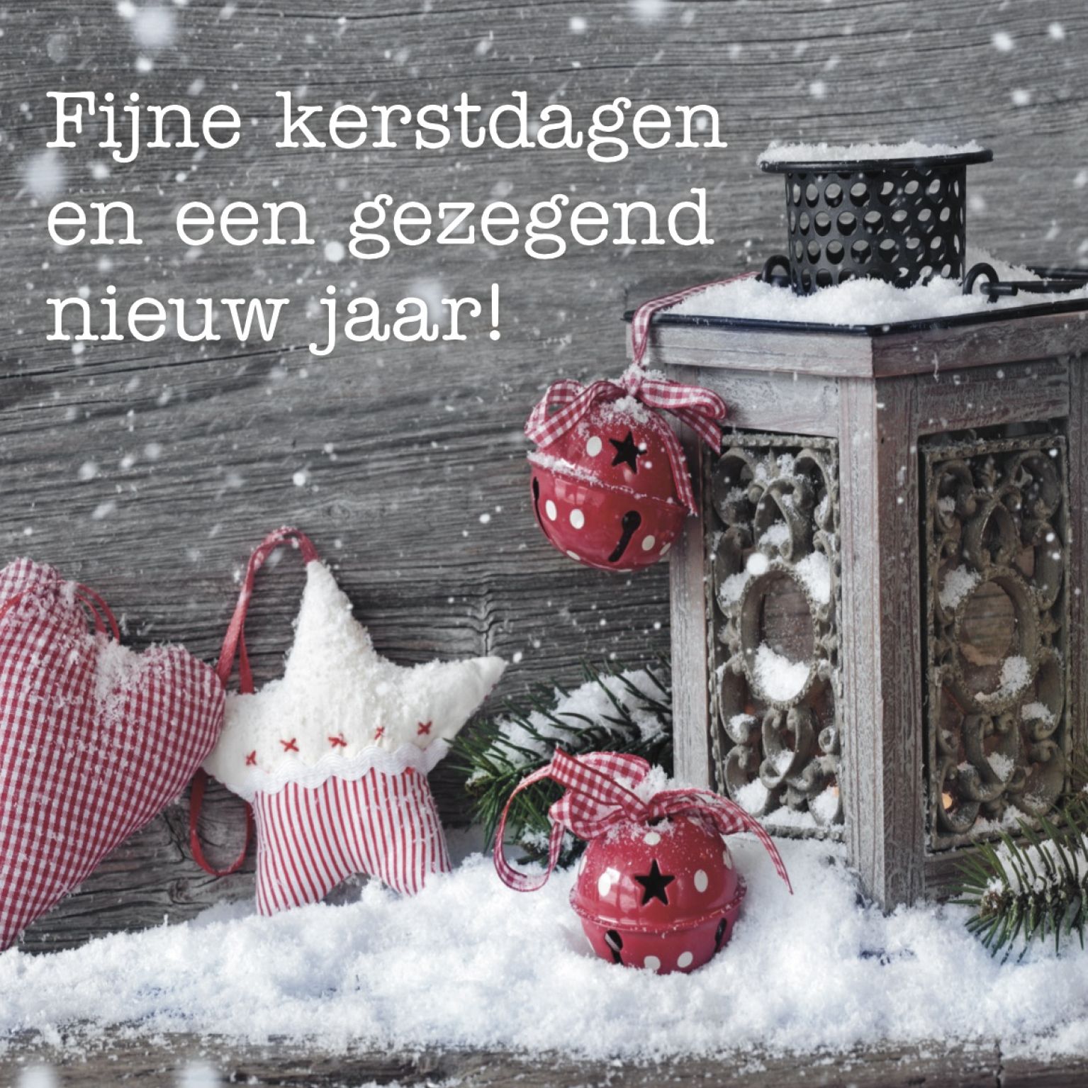 Kerstkaart 'Lantaarn' - MA12045 -  Christelijke kerstkaarten bij MajesticAlly