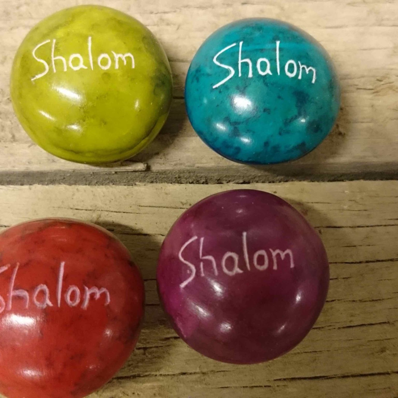 Shalom groen steen - 5500359570 -  Fairtrade bij MajesticAlly