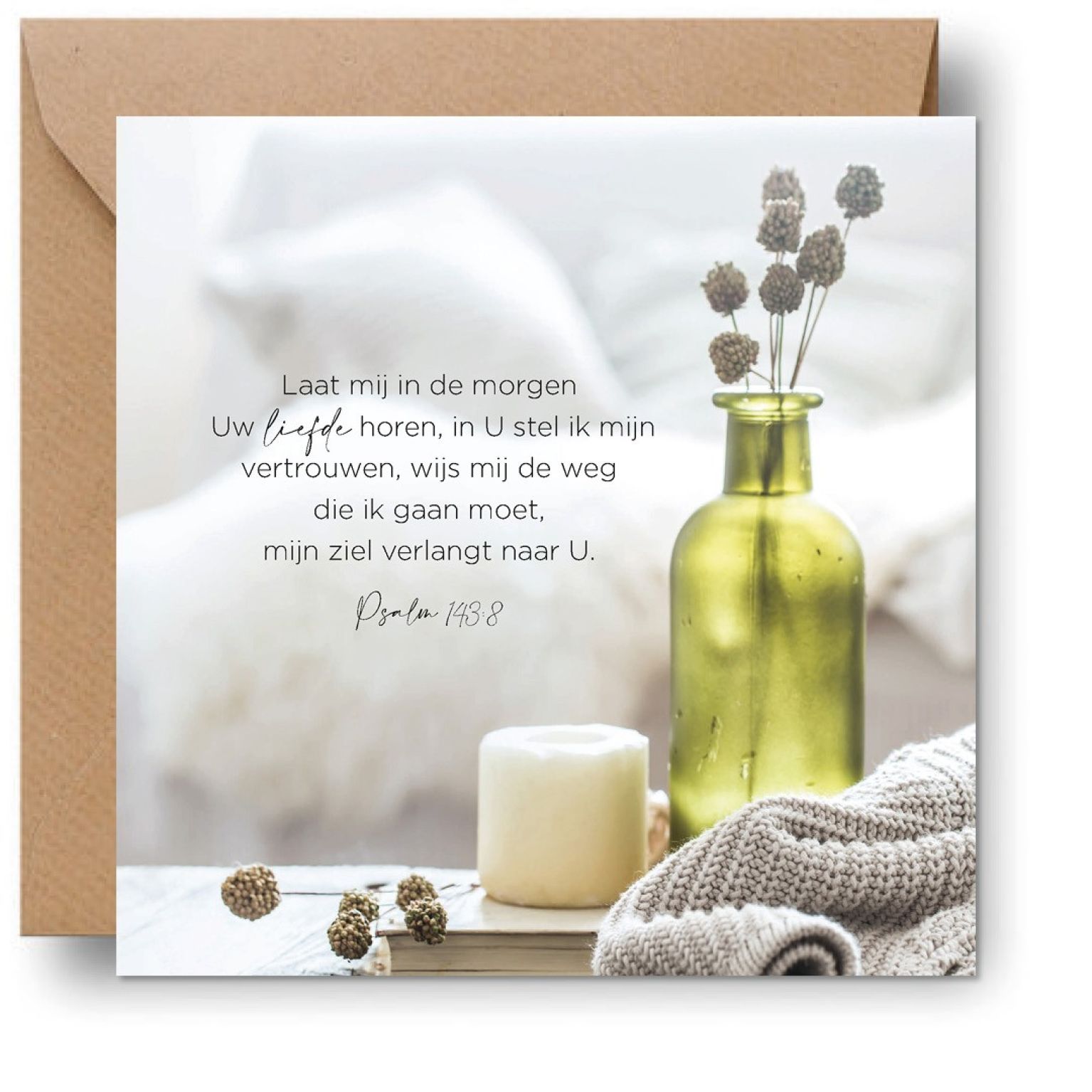 Interieurcadeau 'In de morgen Uw liefde horen' - MA39725 -  Cadeauborden bij MajesticAlly