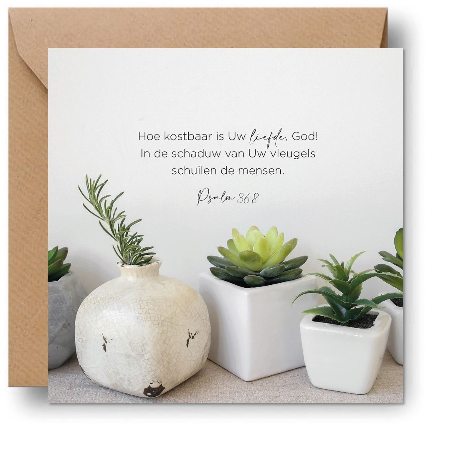 Interieurcadeau 'Hoe kostbaar is Uw liefde' - MA39729 -  Cadeauborden bij MajesticAlly