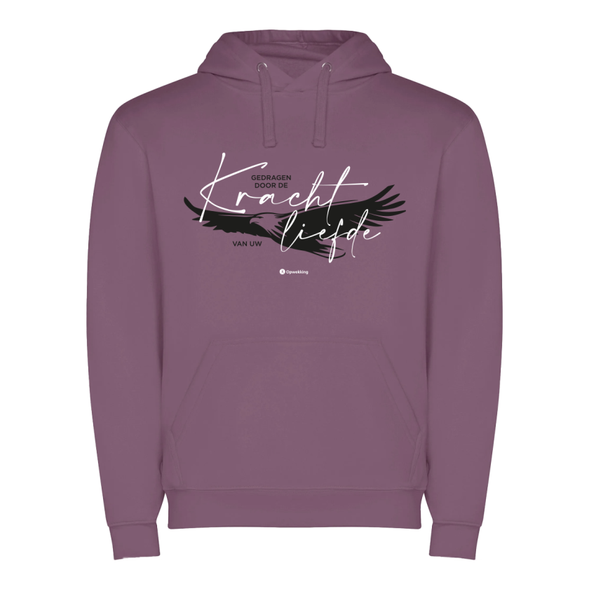 Hoodie Kracht lavendel bd7a7529