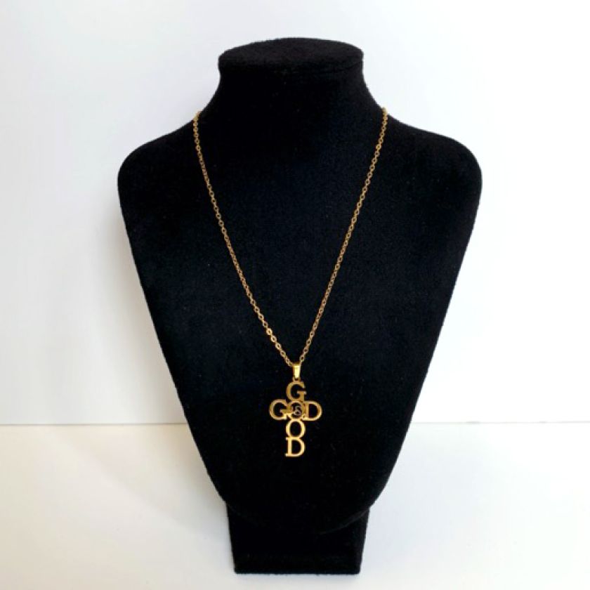 Ma47005 - Ketting God is Good - Goud