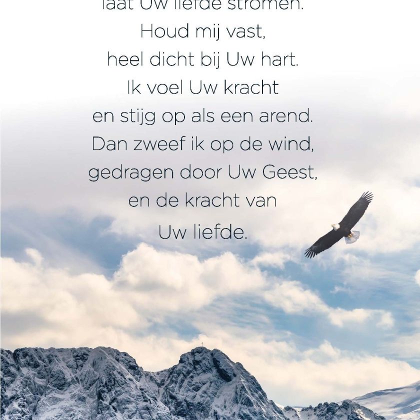 Poster A4 Houd mij vast - Opwekking 488 - 552641P -  Posters bij MajesticAlly